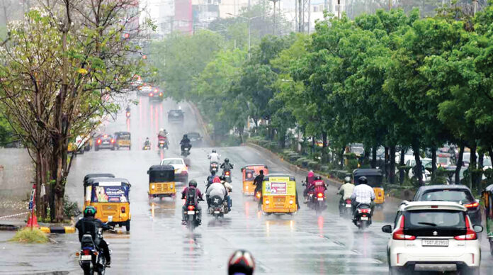 Rain forecast until the 8th of this month