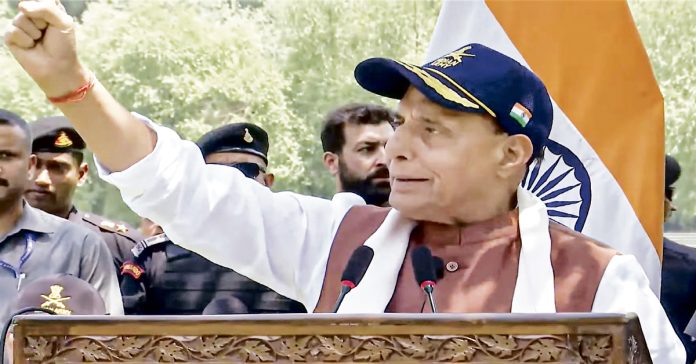 Rajnath Singh in Srinagar