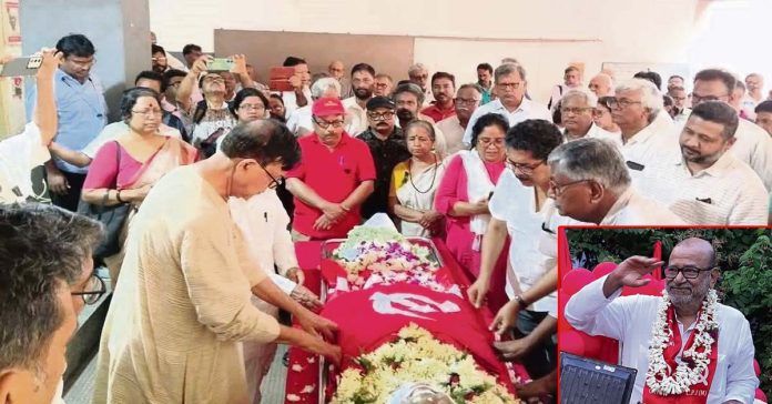 Senior trade union leader, Comrade Nepaldev Bhattacharya