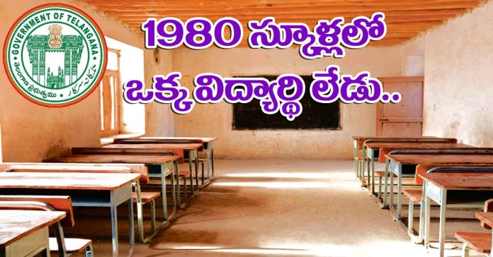 Schools without a single student