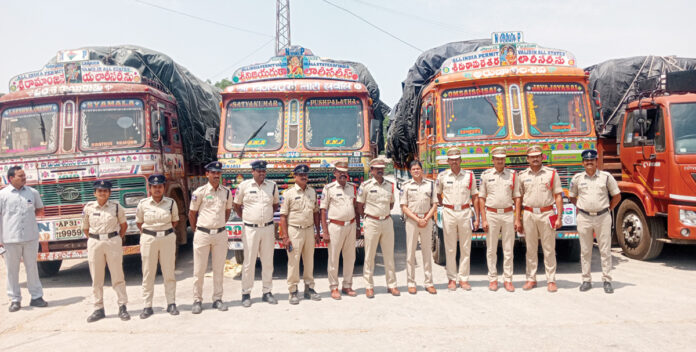 Seizure of grain lorries