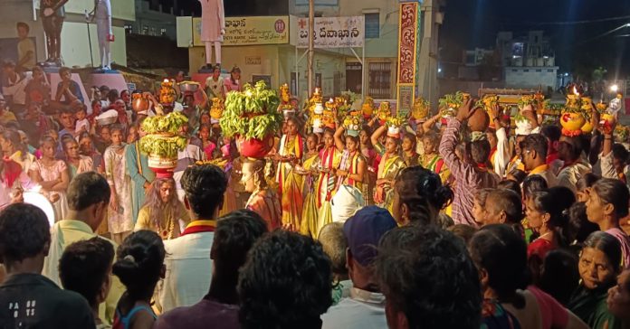 Bon festival celebrations in Mamidipalli..
