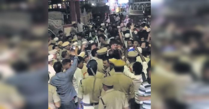 Tension at BJP's Tiranga rally