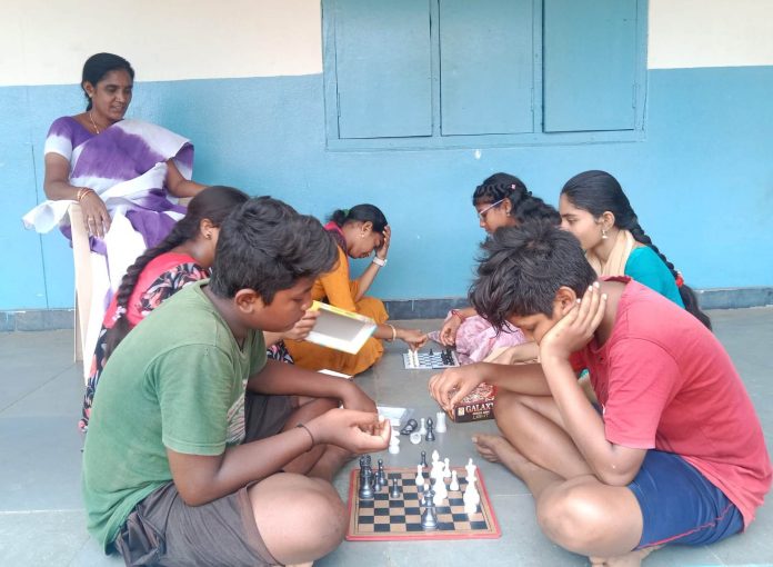 Increasing logical intelligence with chess - H.M. Paruchuri Haritha.
