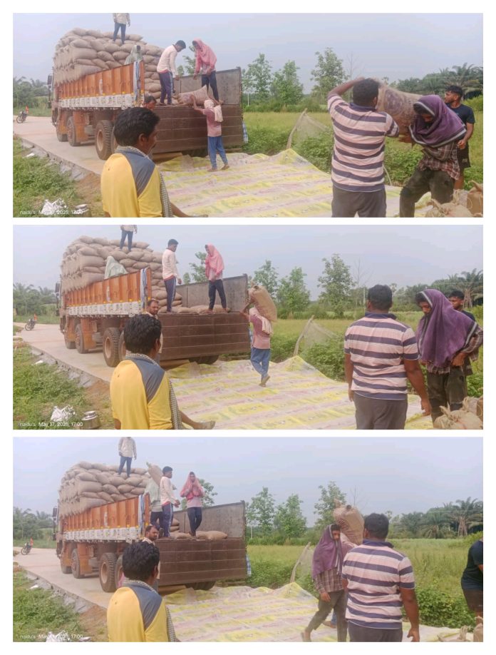 The farmer's grief went viral on social media...