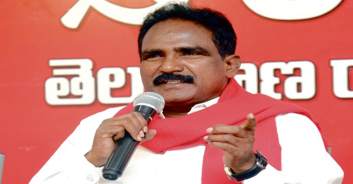 It is shameful to wash feet with Telangana women.