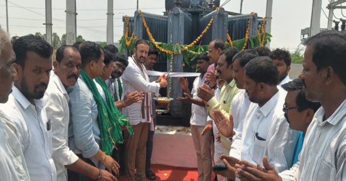 MLA inaugurates substation, transformer