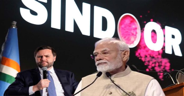 Modi with US Vice President JD Vance