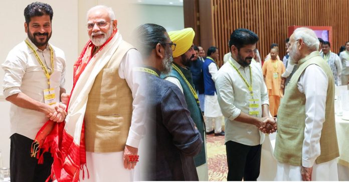 Chief Minister Revanth Reddy at the NITI Aayog meeting