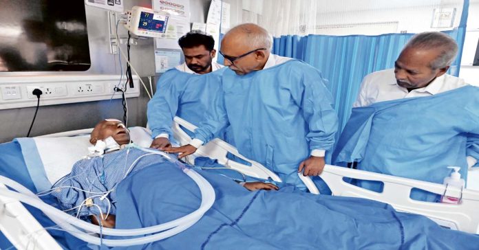 Senior CPI(M) leader Raghupal's condition critical