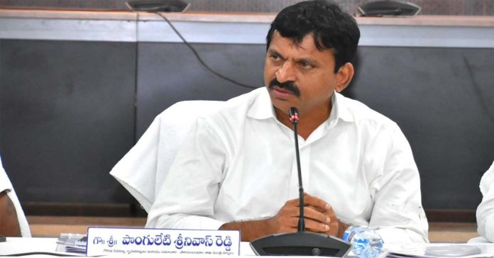 Revenue Minister Ponguleti Srinivasa Reddy