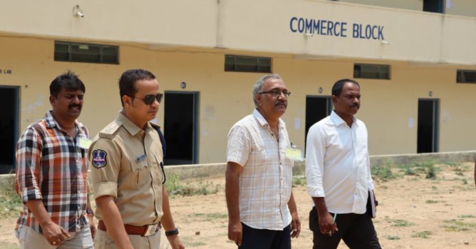 SP inspects entrance exam centers