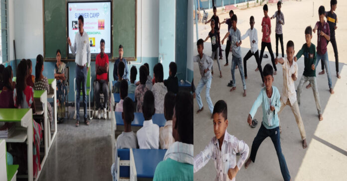 Summer camp at a public school