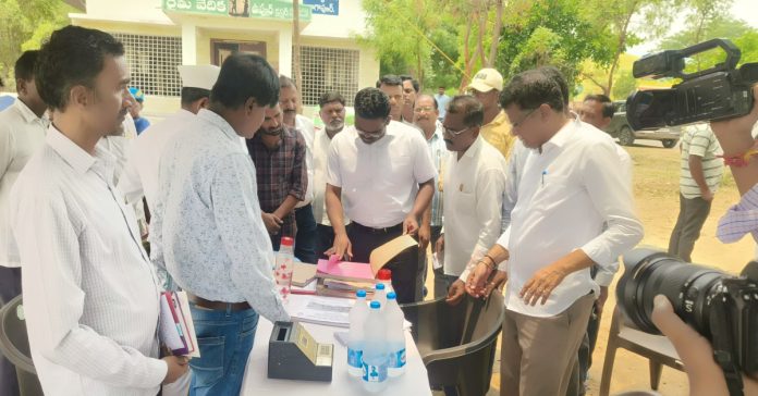 The collector inspected the purchasing center.