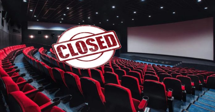 Movie theaters to be closed from June 1