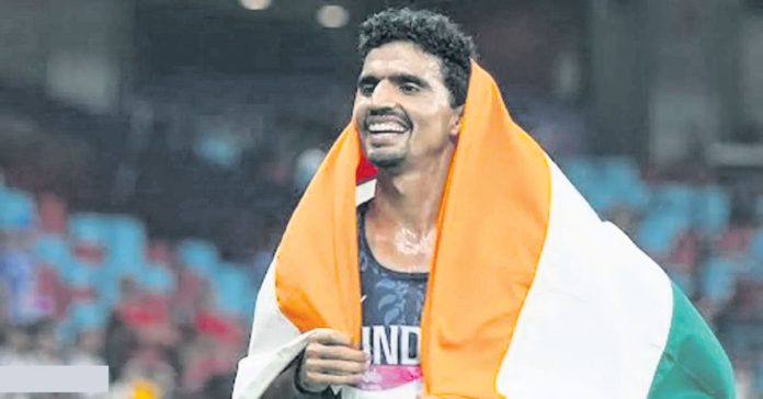 Gold for Gulvir Singh