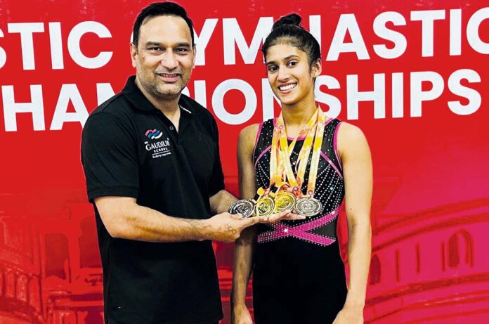 Gymnast Nishika Teenmar