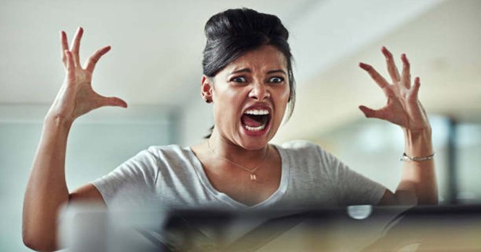 So angry ..!