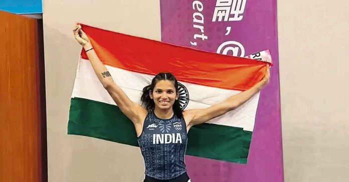 Jyoti Yarraji meet record