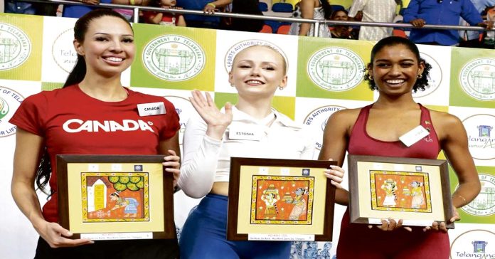 Miss Estonia wins gold