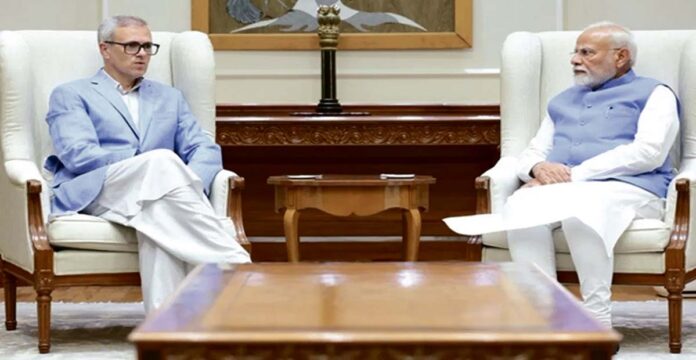 Prime Minister Modi meets Omar Abdullah