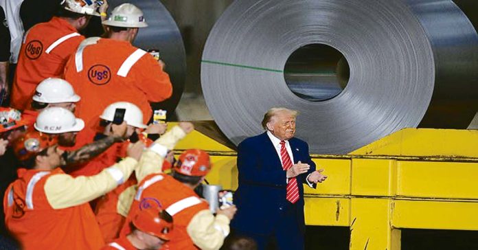 Duties on steel imports increased to 50 percent