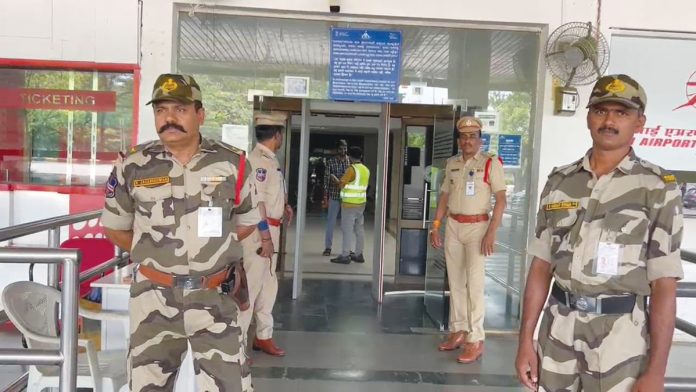 Bomb threat at Begumpet airport