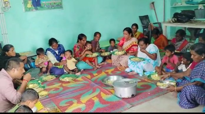 Anganwadi school route in Chalakurthi..