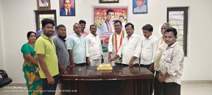 Birthday celebrations at the MLA camp office