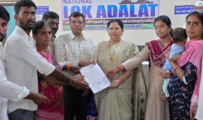 Compensation payment of Rs. 90 lakhs with national folk beauties