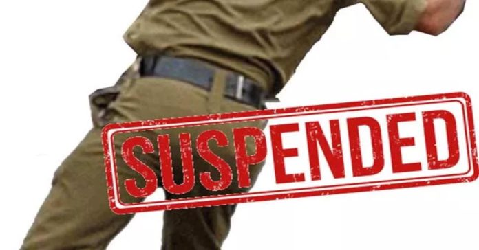 Constable suspended..