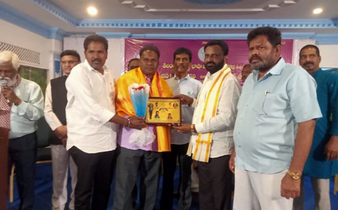 Dalit Ratna Award for Pulimala Krishna Rao