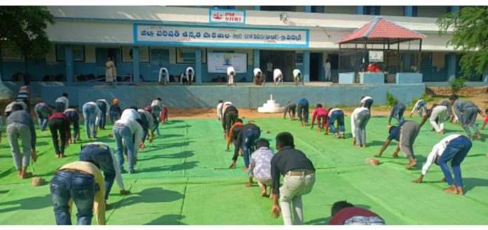Diseases are cured with yoga.