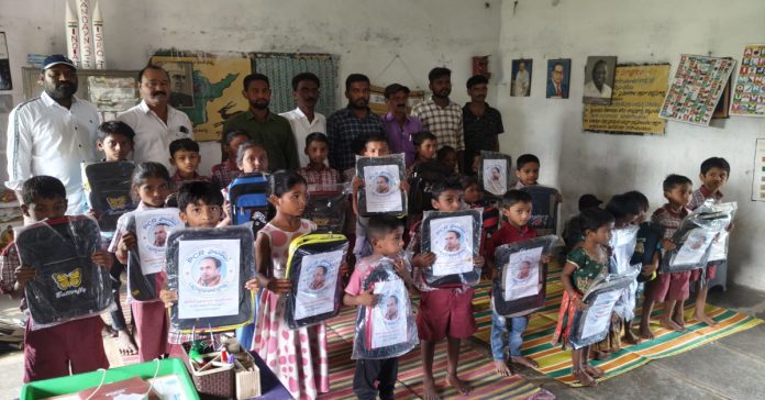 Distribution of bags under the auspices of PCR Foundation