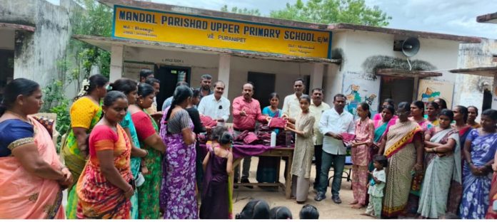 Distribution of uniforms to students