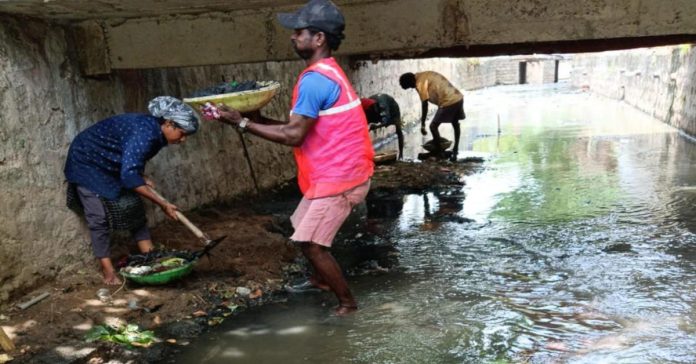 Drainage of sewers..