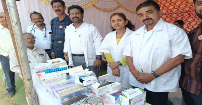 Free medical camp by RMP doctors..