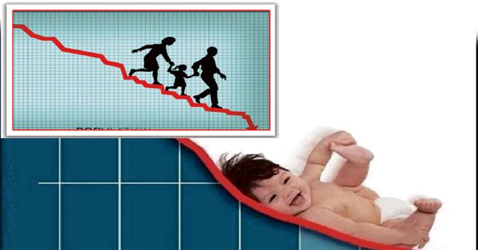 Declining birth rate in India