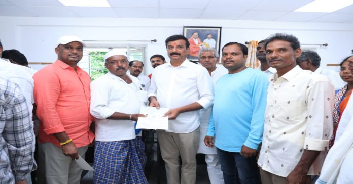 MLA presents CMRF cheques