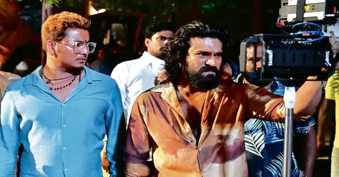 'Big' action scenes on a huge set