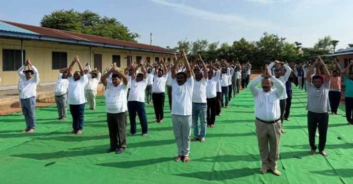 Yoga Day at Tadicherla OCP