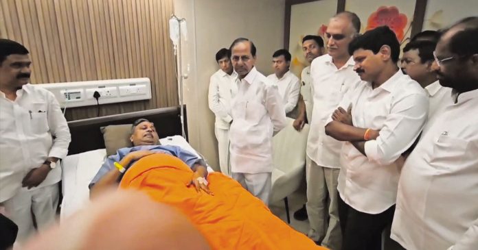KCR consults MLA Palla Rajeshwar Reddy