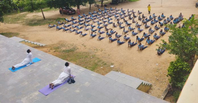 International Yoga Day celebrated..