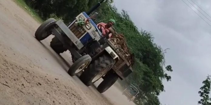Is the village panchayat involved in a tractor-trailer racket?