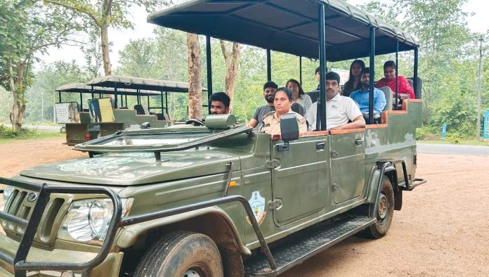 Trainee IAS officers in the sanctuary