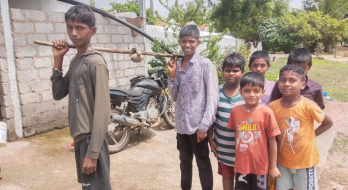 Kappa Thalli game for the mercy of Varuna
