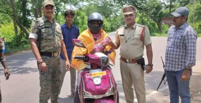 Lets avoid accidents by wearing a helmet.