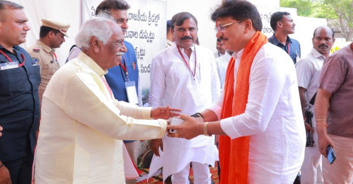 MLA participating in the book launch