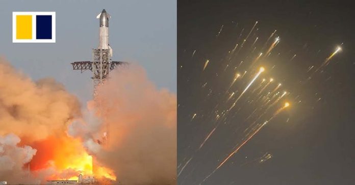 Musks SpaceXs Starship rocket explodes