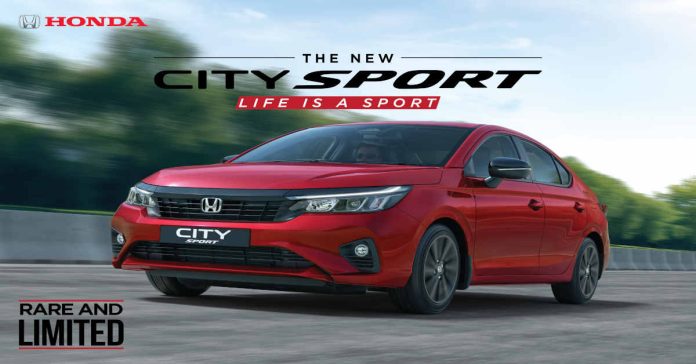 Honda Launches New City Sport with Striking Style and Sporty Character